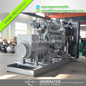 Generador diesel de la CA tres tipo 50HZ 1360kw / 1700kva accionado por el motor BRITÁNICO 4012-46TAG3A,